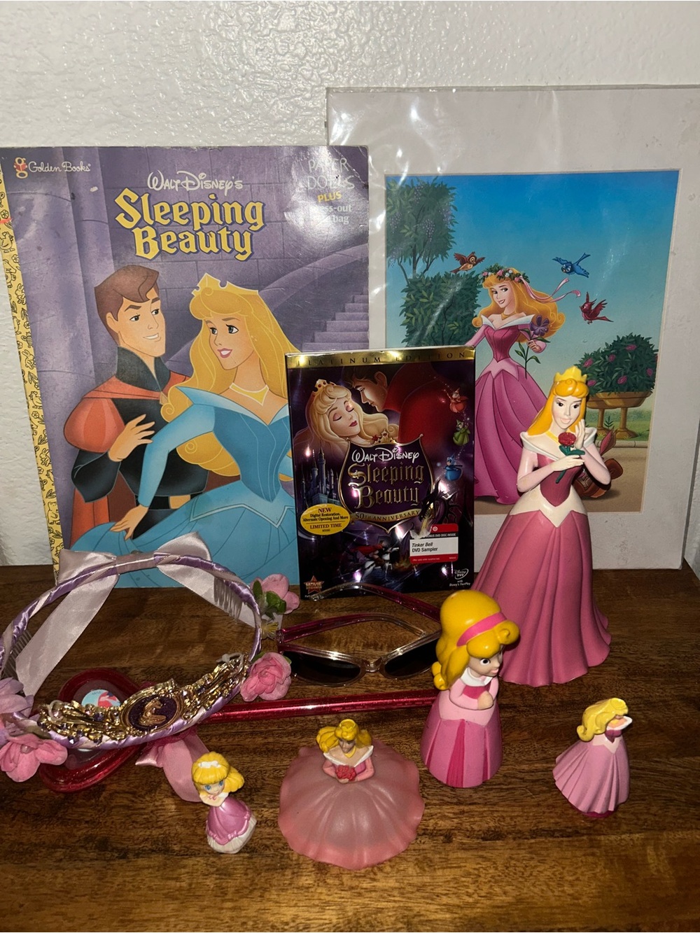 Disney Sleeping Beauty Pink Princess Party Favor Set